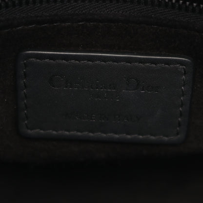 LADY DIOR レディディオール カナージュ 2WAY ハンドバッグ レザー ブラック クリスチャンディオール バッグ Christian Dior