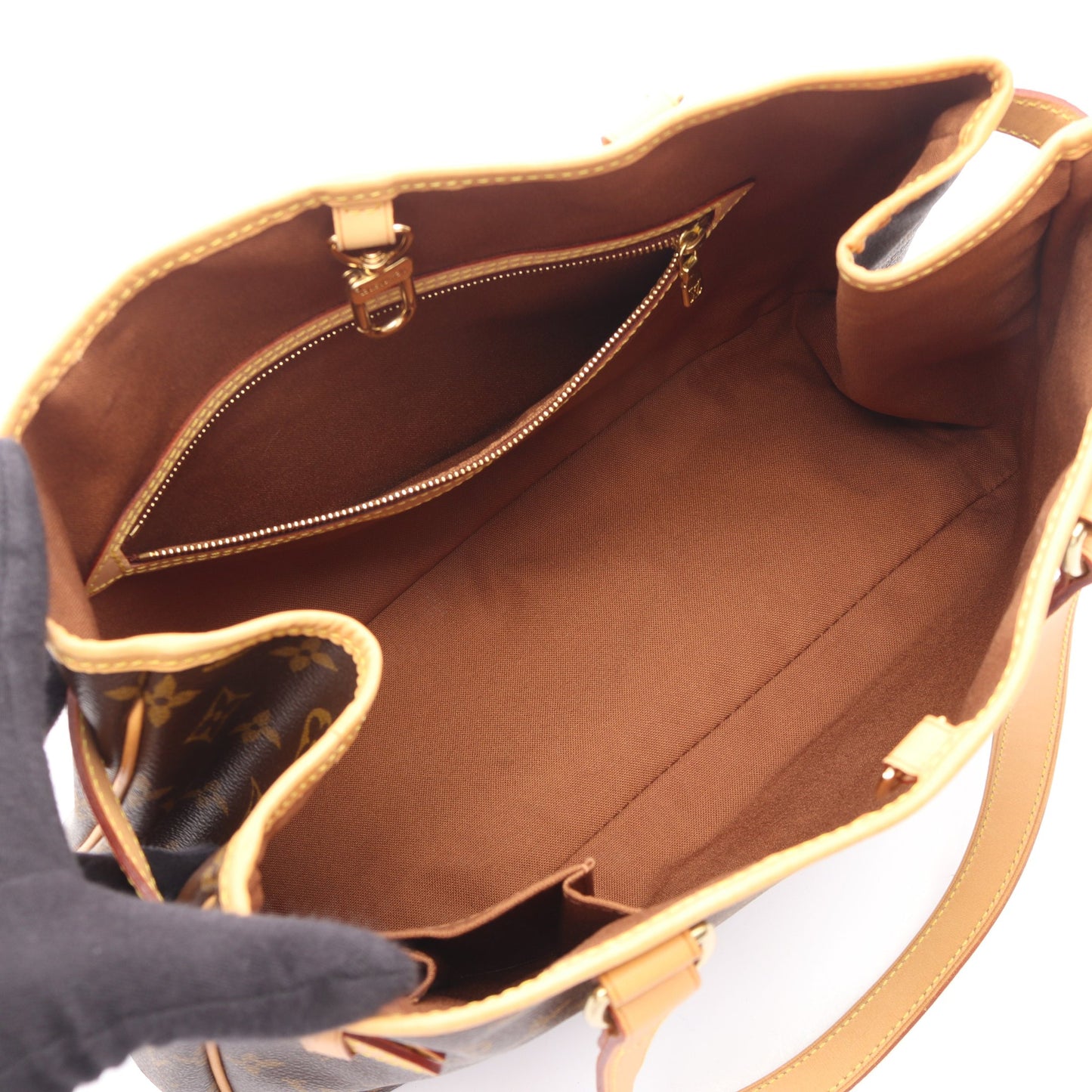 バティニョール オリゾンタル モノグラム ショルダーバッグ PVC レザー ブラウン ルイヴィトン バッグ LOUIS VUITTON