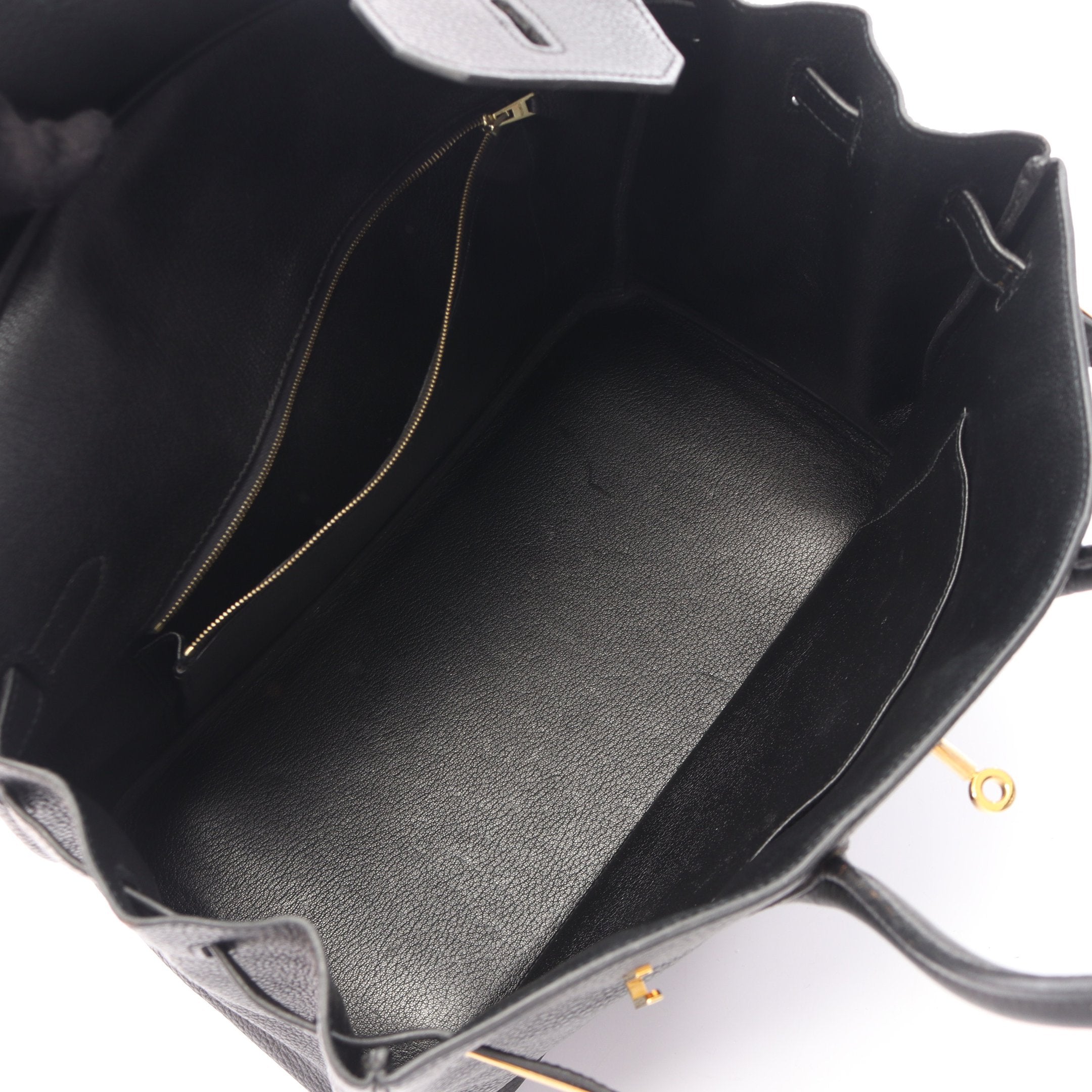 バーキン35 ハンドバッグ トゴ ブラック ゴールド金具 □K刻印