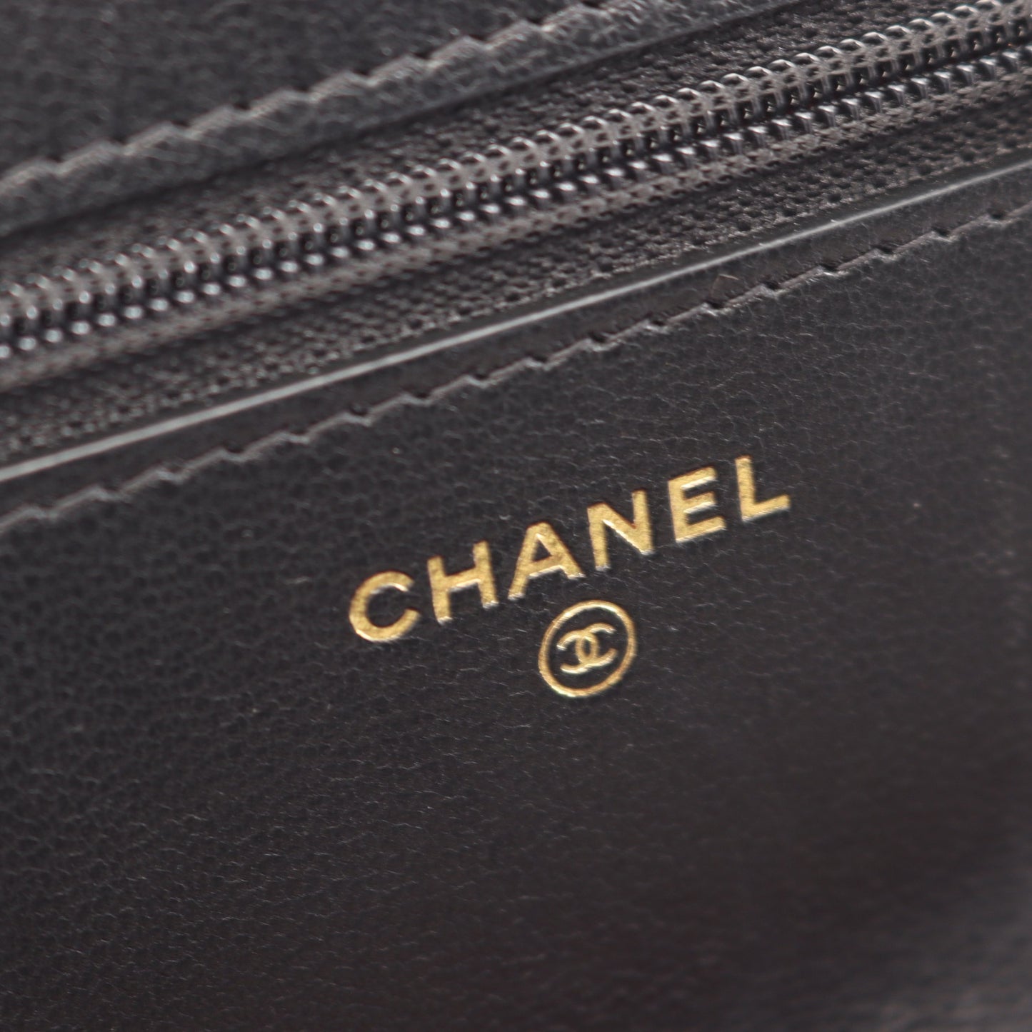 19 ディズヌフ コンビ金具 2WAY チェーンウォレット ラムスキン ブラック シャネル バッグ CHANEL