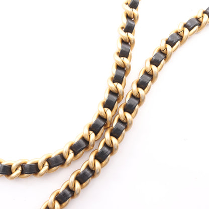 マトラッセ 2WAY チェーンショルダーバッグ ラムスキン ブラック ゴールド金具 シャネル バッグ CHANEL
