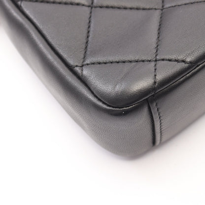 マトラッセ 2WAY チェーンショルダーバッグ ラムスキン ブラック ゴールド金具 シャネル バッグ CHANEL
