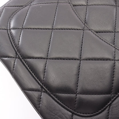 マトラッセ 2WAY チェーンショルダーバッグ ラムスキン ブラック ゴールド金具 シャネル バッグ CHANEL