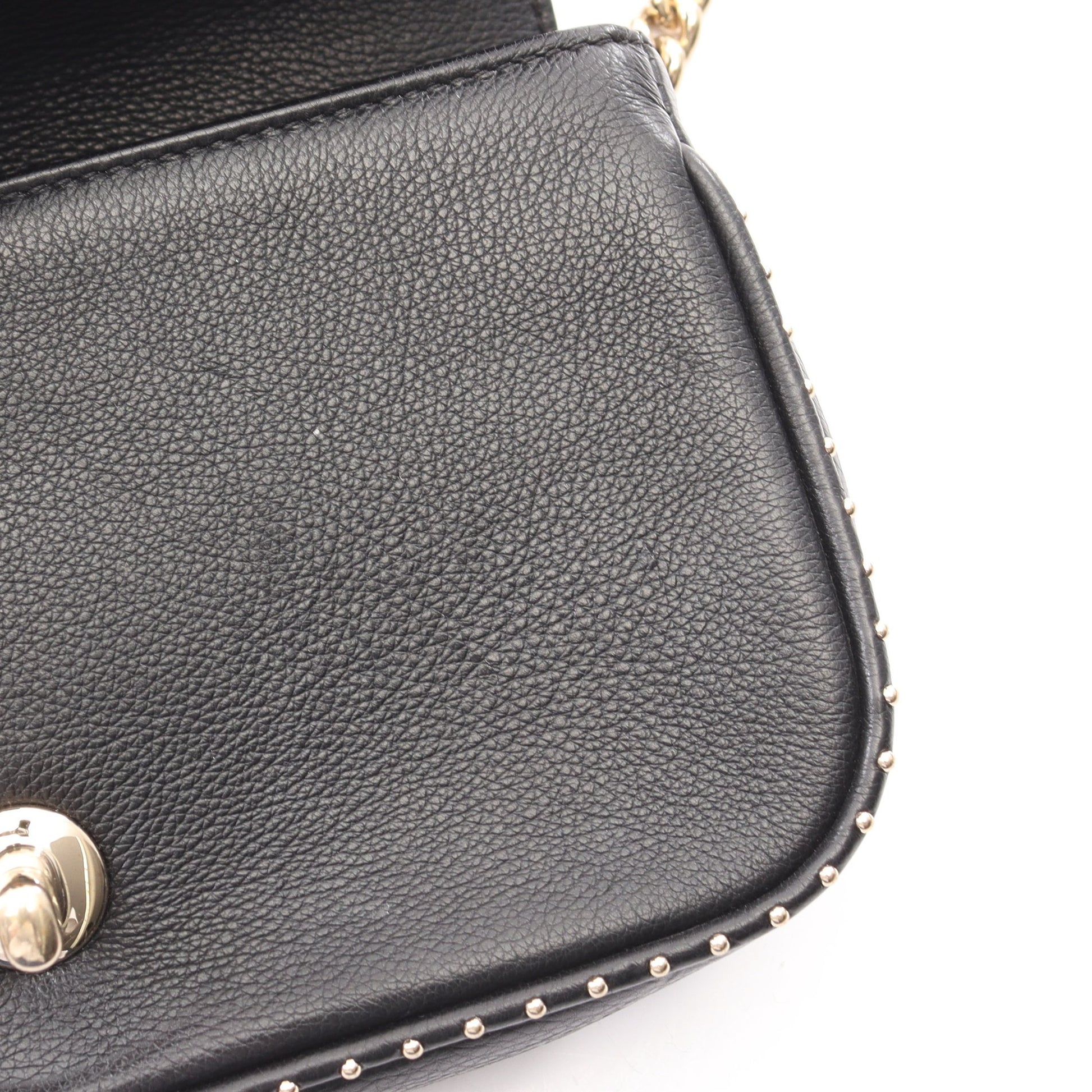 マトラッセ ミニ 2WAY チェーンショルダーバッグ キャビアスキン ブラック ゴールド金具 シャネル バッグ CHANEL
