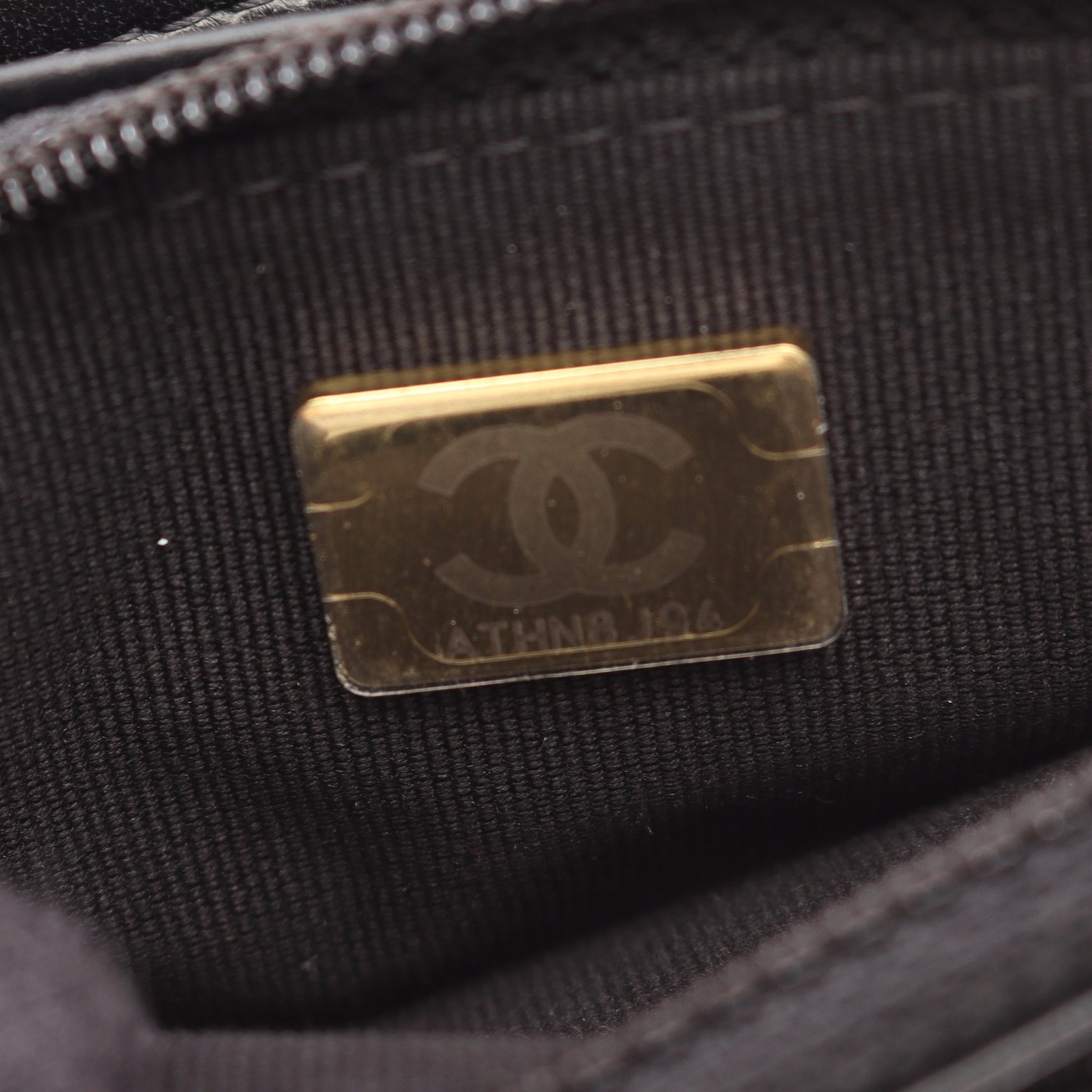 マトラッセ チェーンウォレット ラムスキン ブラック ゴールド金具 シャネル バッグ CHANEL