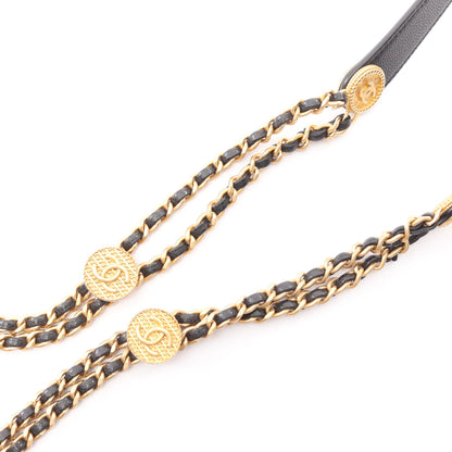 マトラッセ ミニフラップ チェーンショルダーバッグ キャビアスキン ブラック ゴールド金具 シャネル バッグ CHANEL