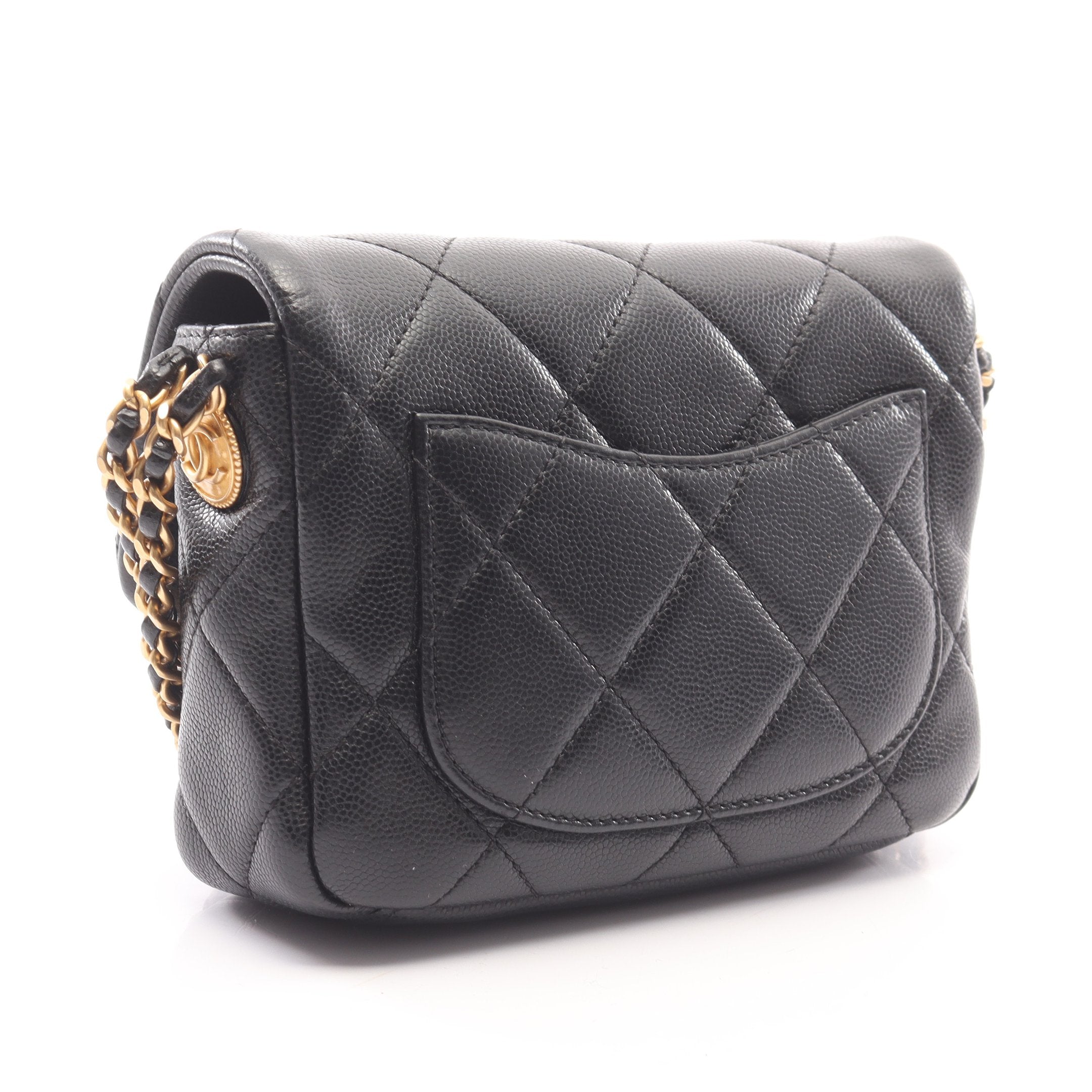 シャネル キャビアスキン ミニマトラッセ フラップ チェーン ショルダーバッグ CHANEL（シャネル） ミニマトラッセ SフラップSチェーンショルダー