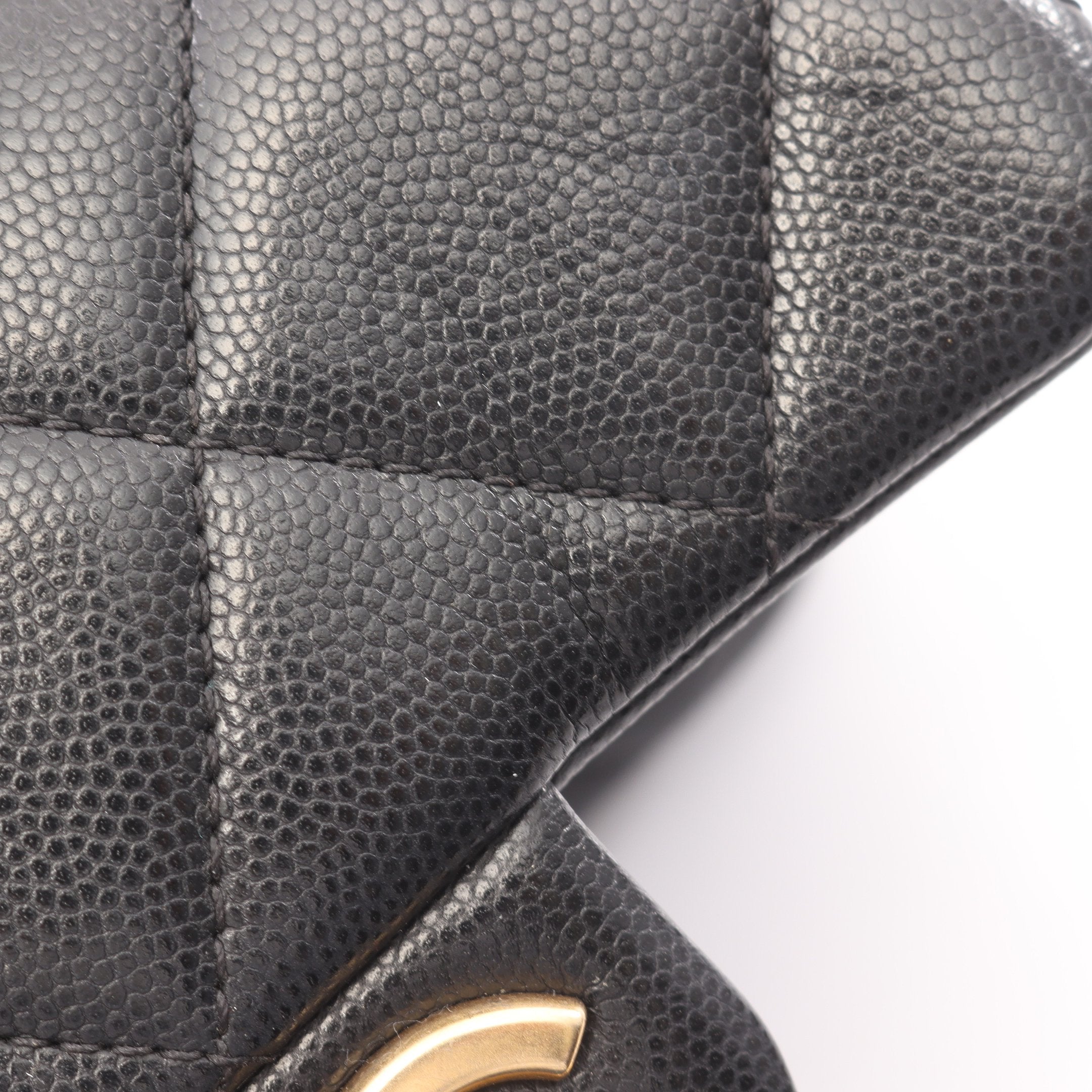 CHANEL シャネル ミニマトラッセ フラップ チェーンショルダーバッグ キャビアスキン ゴールド金具 ブラック AS5239 マトラッセ ミニフラップ チェーンショルダーバッグ キャビアスキン
