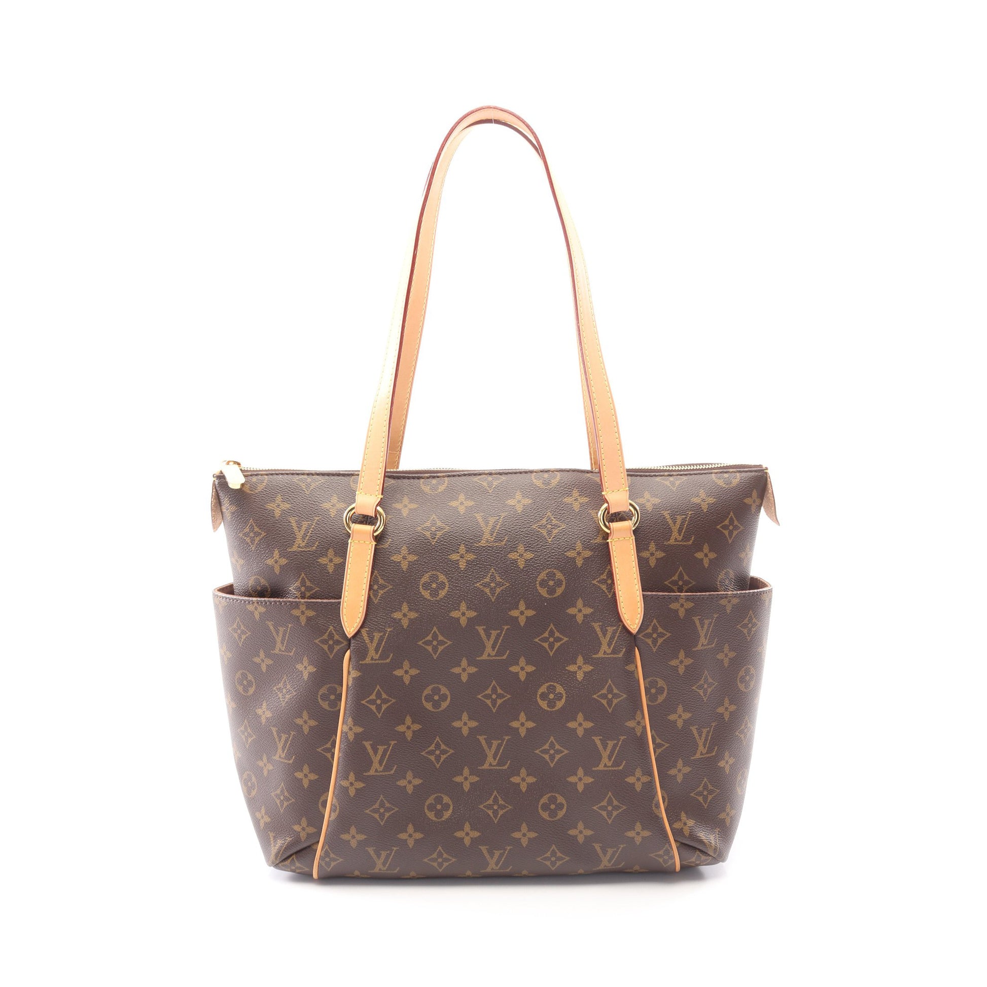 トータリーMM モノグラム ショルダーバッグ トートバッグ PVC レザー ブラウン ルイヴィトン バッグ LOUIS VUITTON