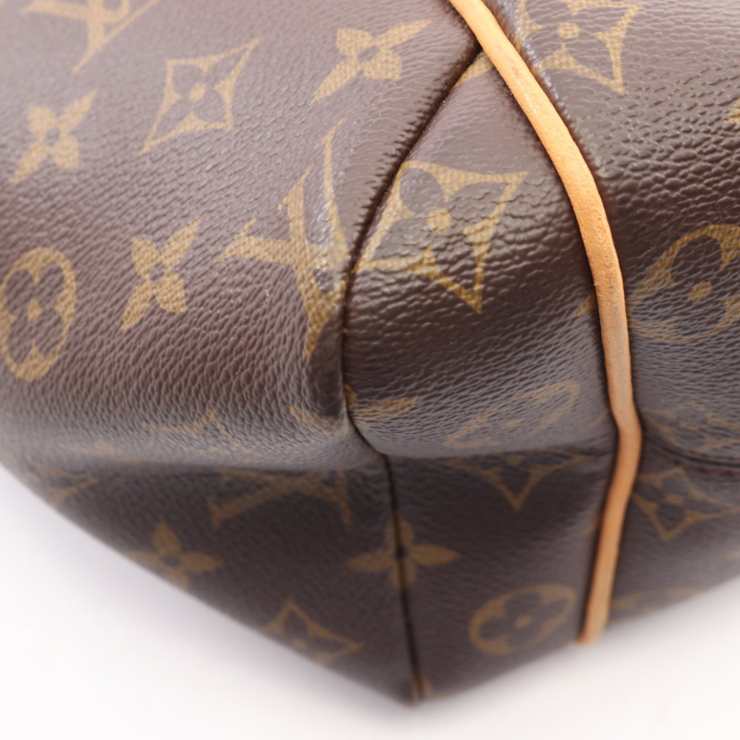 トータリーMM モノグラム ショルダーバッグ トートバッグ PVC レザー ブラウン ルイヴィトン バッグ LOUIS VUITTON