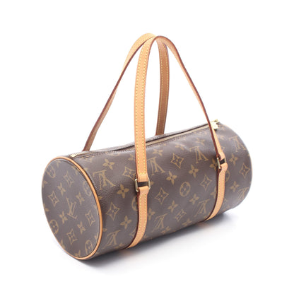 パピヨン26 モノグラム ハンドバッグ PVC レザー ブラウン ルイヴィトン バッグ LOUIS VUITTON