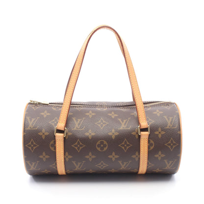 パピヨン26 モノグラム ハンドバッグ PVC レザー ブラウン ルイヴィトン バッグ LOUIS VUITTON