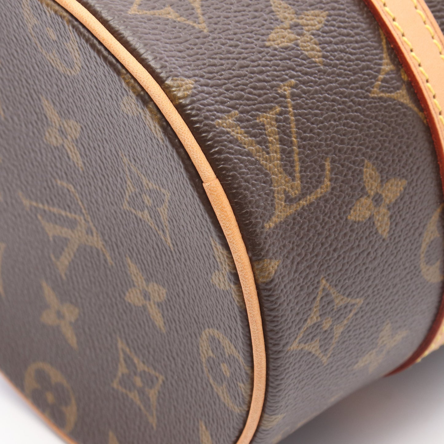 パピヨン26 モノグラム ハンドバッグ PVC レザー ブラウン ルイヴィトン バッグ LOUIS VUITTON