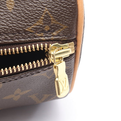 パピヨン26 モノグラム ハンドバッグ PVC レザー ブラウン ルイヴィトン バッグ LOUIS VUITTON