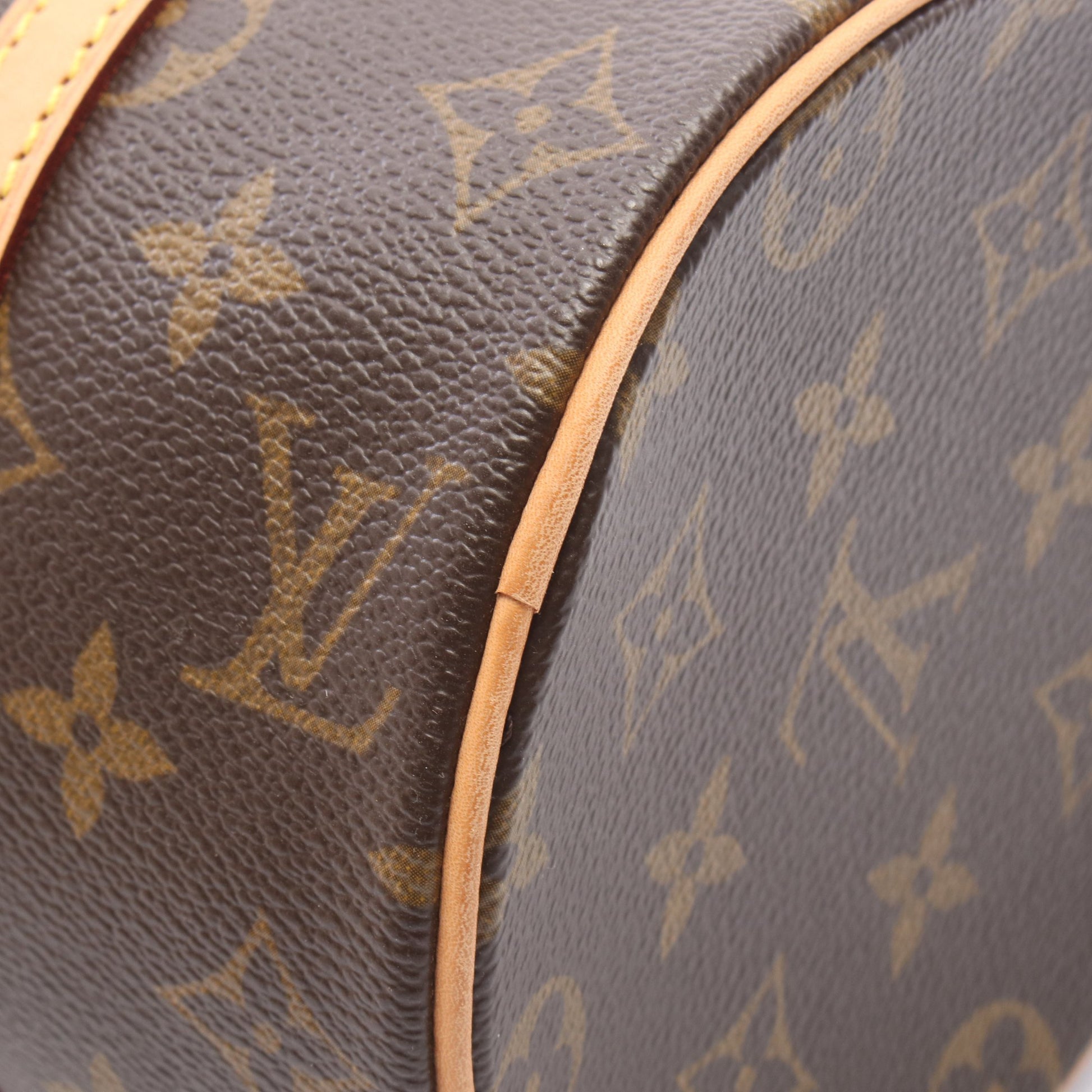 パピヨン26 モノグラム ハンドバッグ PVC レザー ブラウン ルイヴィトン バッグ LOUIS VUITTON