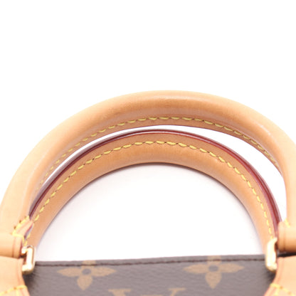サックプラBB モノグラム 2WAY ハンドバッグ PVC レザー ブラウン ルイヴィトン バッグ LOUIS VUITTON