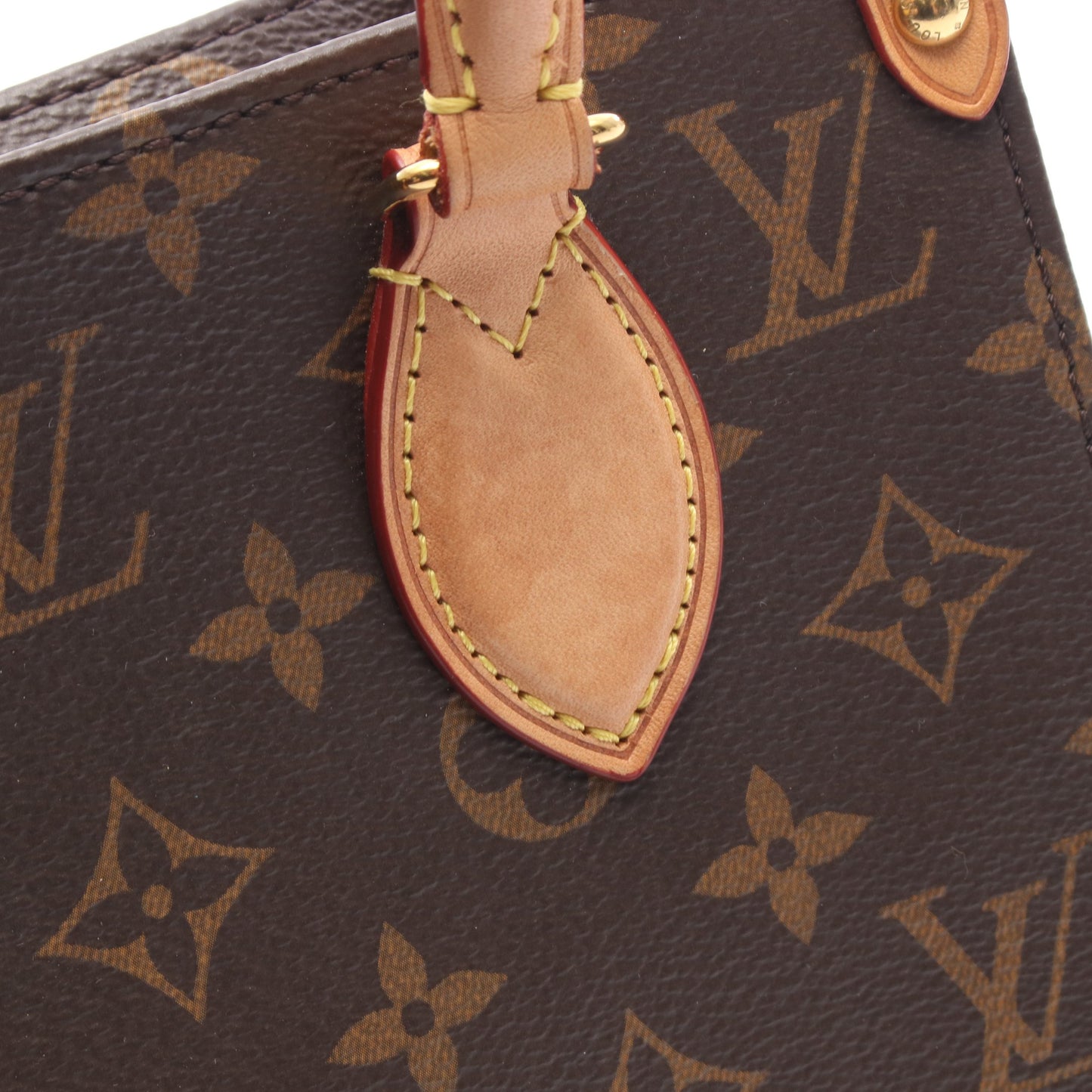 サックプラBB モノグラム 2WAY ハンドバッグ PVC レザー ブラウン ルイヴィトン バッグ LOUIS VUITTON