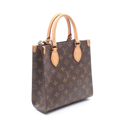 サックプラBB モノグラム 2WAY ハンドバッグ PVC レザー ブラウン ルイヴィトン バッグ LOUIS VUITTON