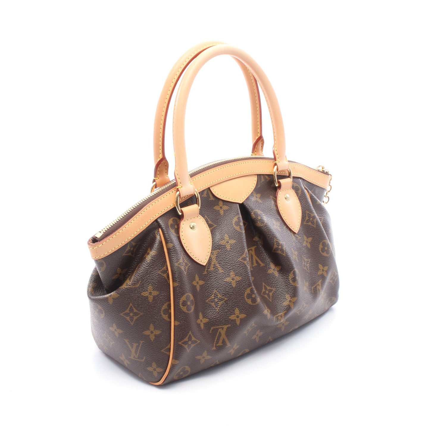 ティヴォリPM モノグラム ハンドバッグ PVC レザー ブラウン ルイヴィトン バッグ LOUIS VUITTON
