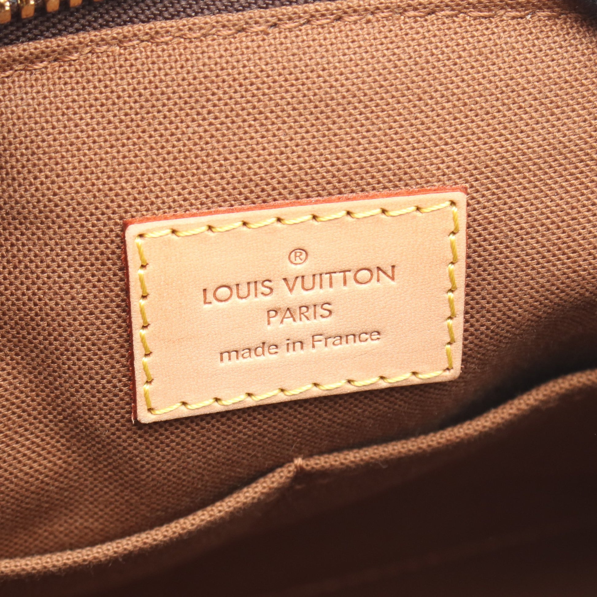 ティヴォリPM モノグラム ハンドバッグ PVC レザー ブラウン ルイヴィトン バッグ LOUIS VUITTON