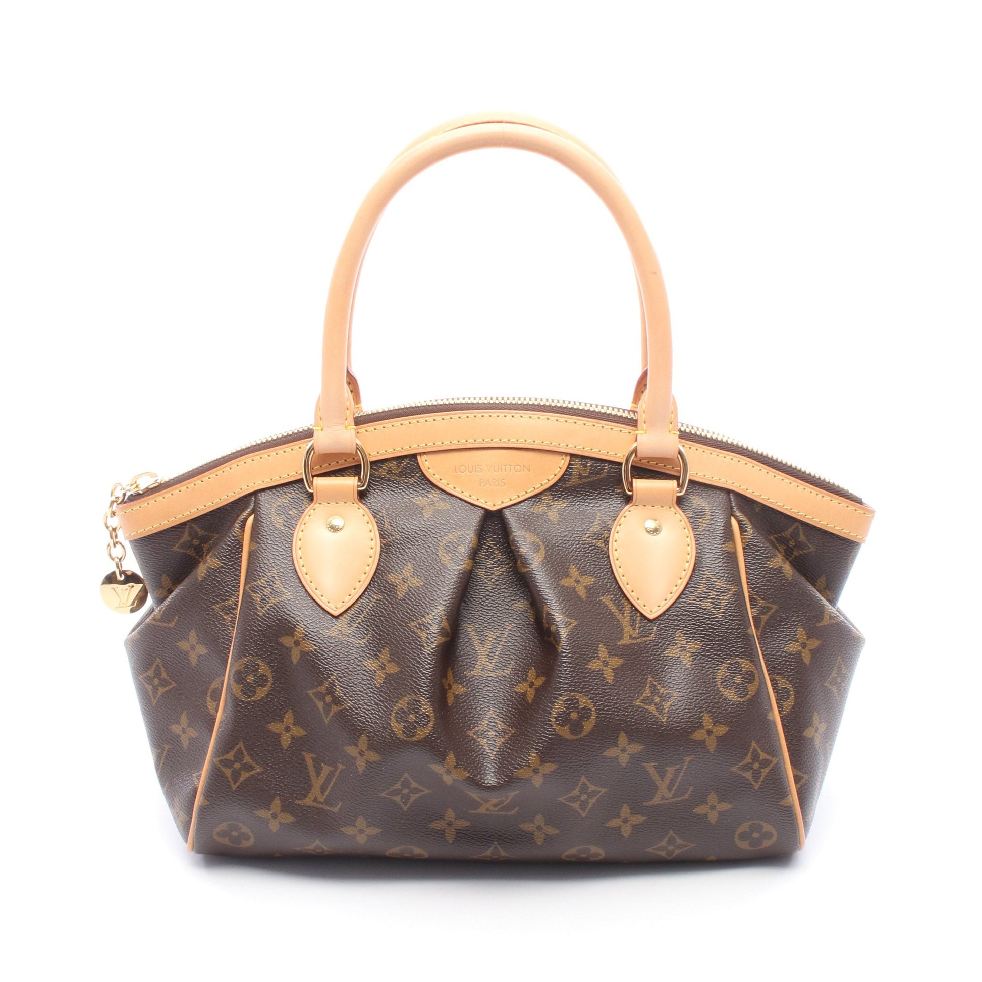 ティヴォリPM モノグラム ハンドバッグ PVC レザー ブラウン ルイヴィトン バッグ LOUIS VUITTON