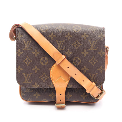 カルトシエールMM モノグラム ショルダーバッグ PVC レザー ブラウン ルイヴィトン バッグ LOUIS VUITTON