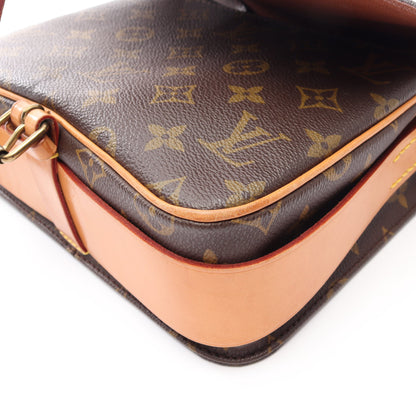 カルトシエールMM モノグラム ショルダーバッグ PVC レザー ブラウン ルイヴィトン バッグ LOUIS VUITTON