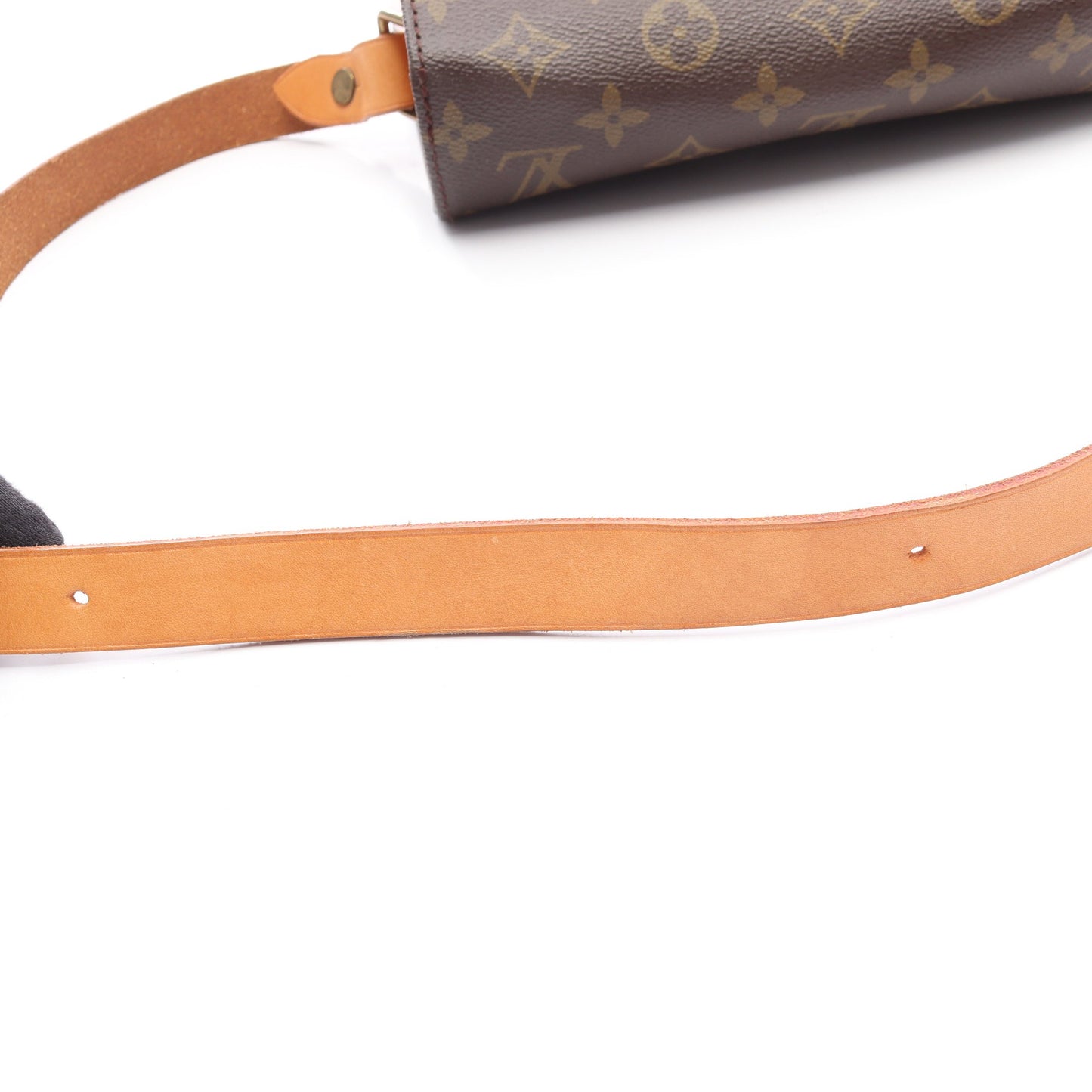 カルトシエールMM モノグラム ショルダーバッグ PVC レザー ブラウン ルイヴィトン バッグ LOUIS VUITTON