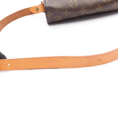 カルトシエールMM モノグラム ショルダーバッグ PVC レザー ブラウン ルイヴィトン バッグ LOUIS VUITTON