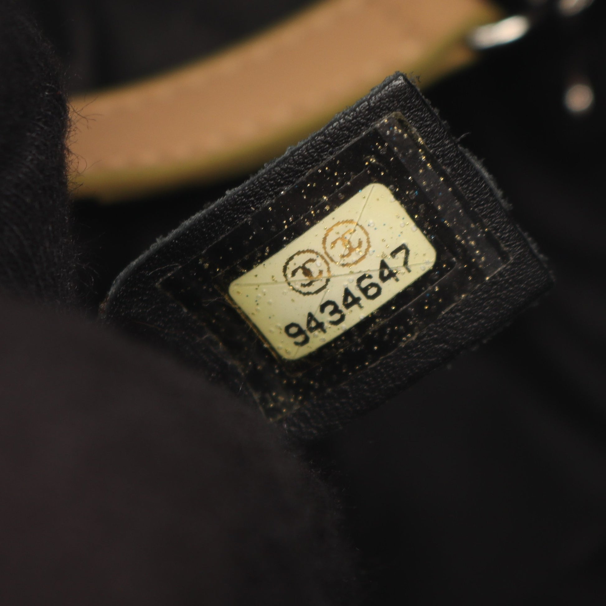 カンボンライン スモール ハンドバッグ トートバッグ レザー ベージュ ブラック シルバー金具 シャネル バッグ CHANEL