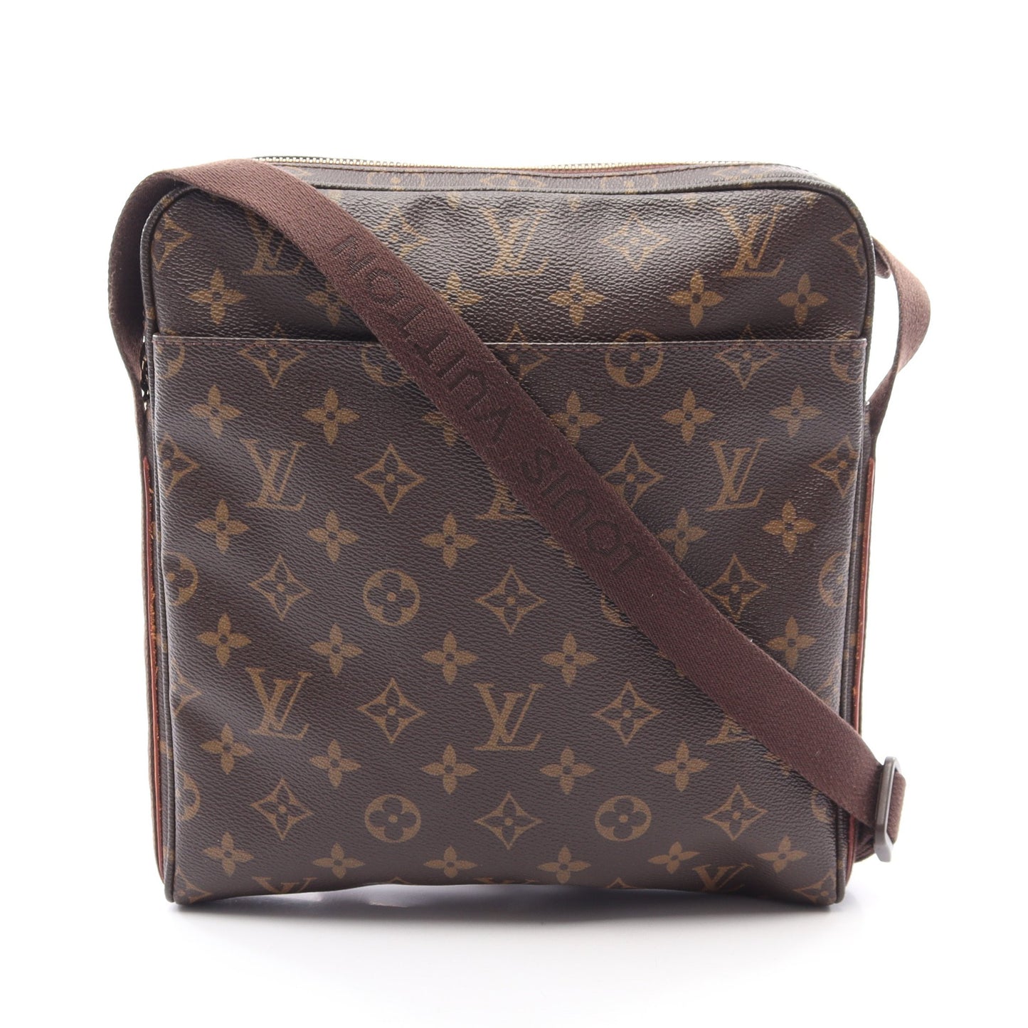 トロター ボブール モノグラム ショルダーバッグ PVC レザー ブラウン ルイヴィトン バッグ LOUIS VUITTON