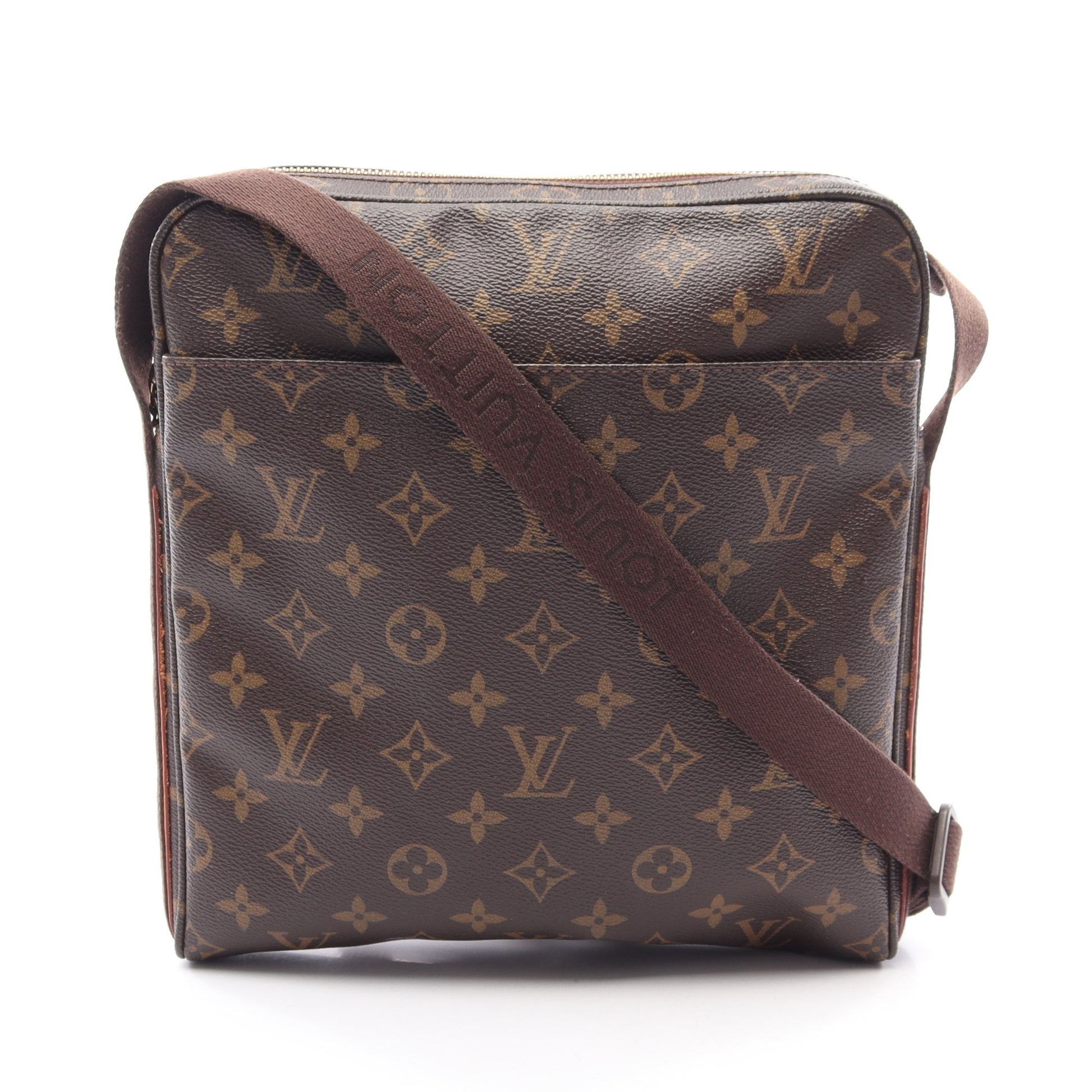トロター ボブール モノグラム ショルダーバッグ PVC レザー ブラウン ルイヴィトン バッグ LOUIS VUITTON