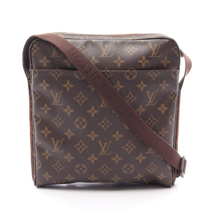 トロター ボブール モノグラム ショルダーバッグ PVC レザー ブラウン ルイヴィトン バッグ LOUIS VUITTON