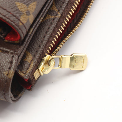 ヴィバシテPM モノグラム ショルダーバッグ PVC レザー ブラウン ルイヴィトン バッグ LOUIS VUITTON