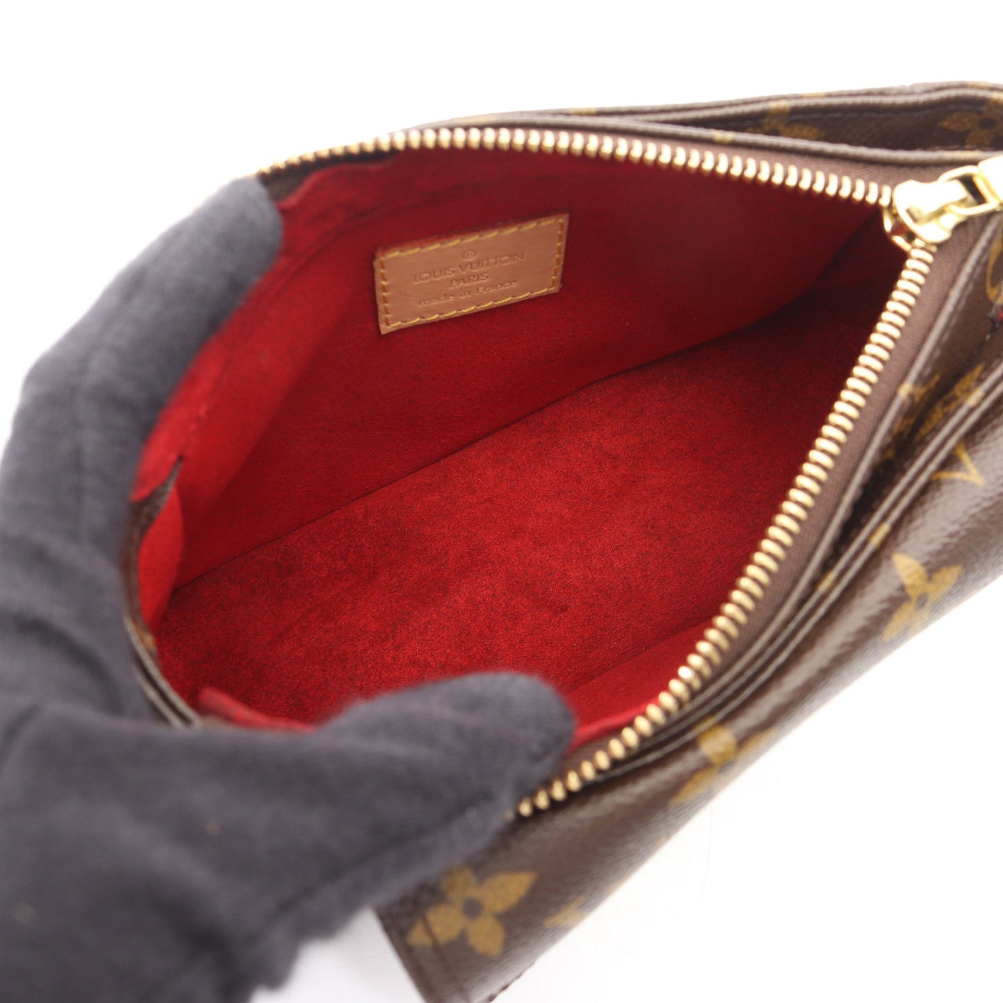 ヴィバシテPM モノグラム ショルダーバッグ PVC レザー ブラウン ルイヴィトン バッグ LOUIS VUITTON