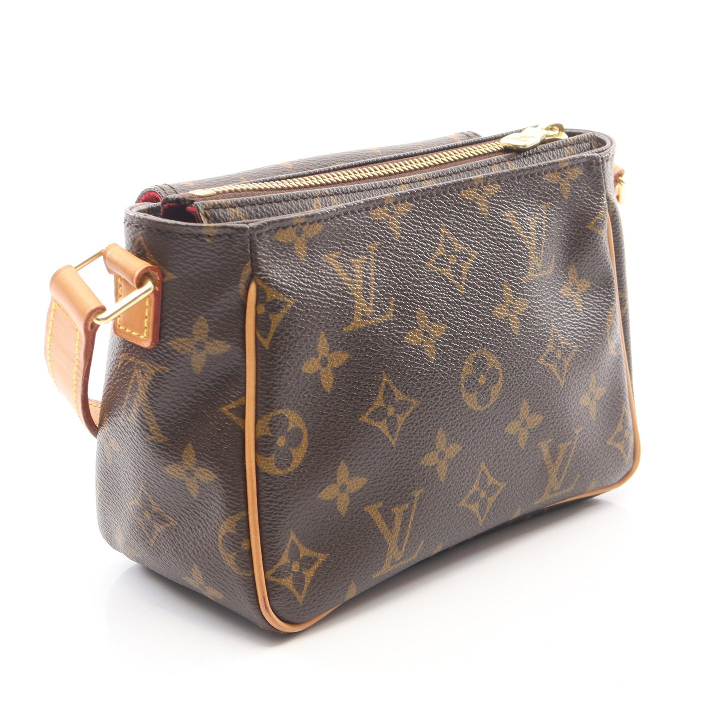 ヴィバシテPM モノグラム ショルダーバッグ PVC レザー ブラウン ルイヴィトン バッグ LOUIS VUITTON