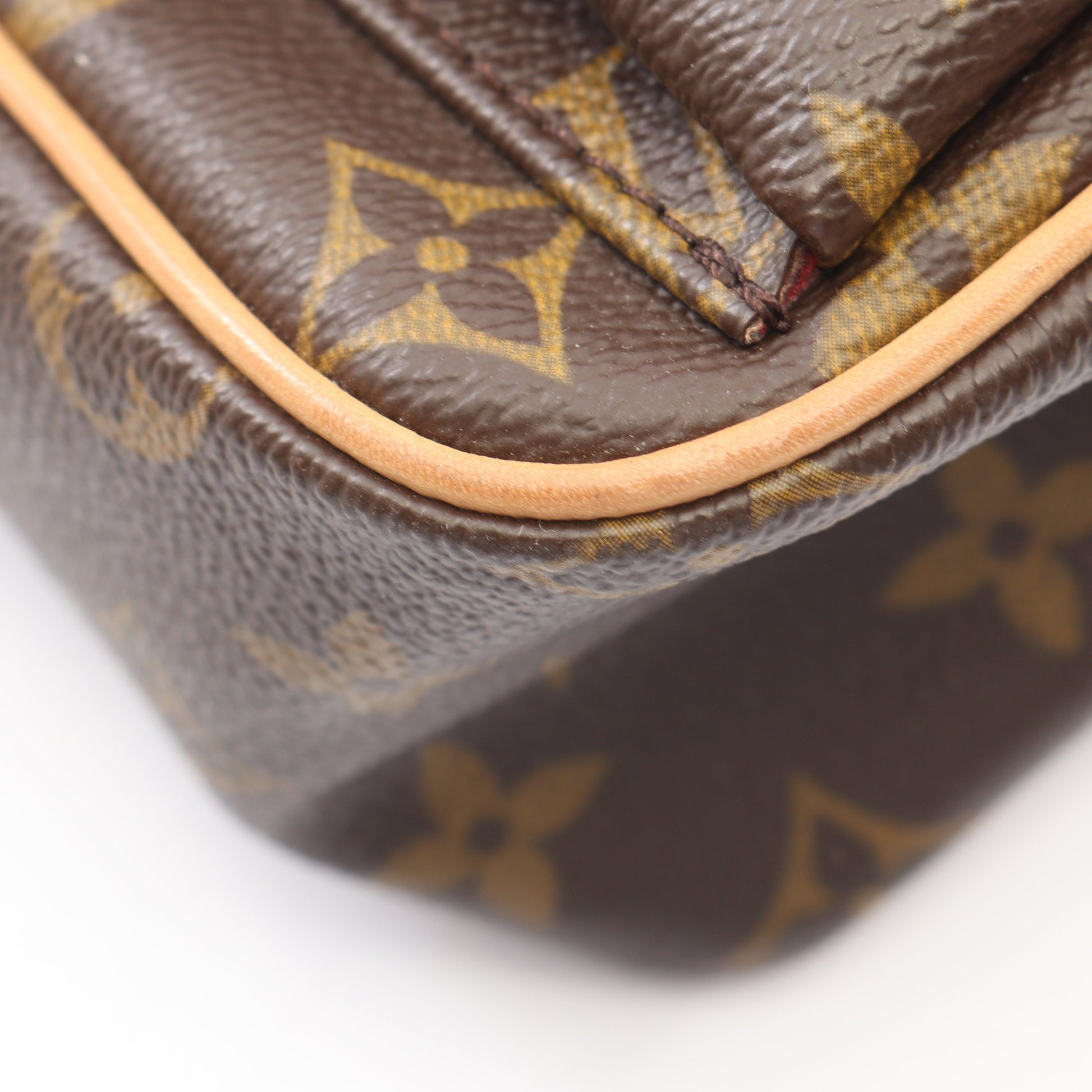 ヴィバシテPM モノグラム ショルダーバッグ PVC レザー ブラウン ルイヴィトン バッグ LOUIS VUITTON