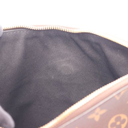 オデオン NM MM モノグラム ノワール ショルダーバッグ PVC レザー ブラウン ブラック ルイヴィトン バッグ LOUIS VUITTON