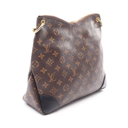 オデオン NM MM モノグラム ノワール ショルダーバッグ PVC レザー ブラウン ブラック ルイヴィトン バッグ LOUIS VUITTON