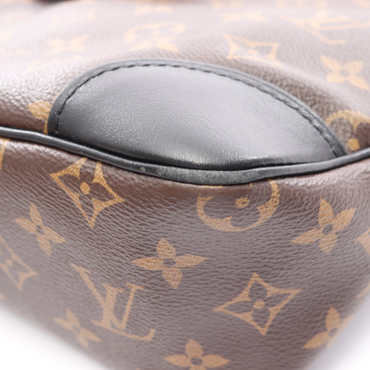 オデオン NM MM モノグラム ノワール ショルダーバッグ PVC レザー ブラウン ブラック ルイヴィトン バッグ LOUIS VUITTON