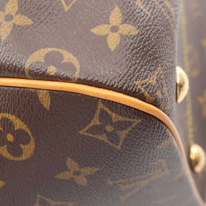 ティヴォリGM モノグラム ハンドバッグ PVC レザー ブラウン ルイヴィトン バッグ LOUIS VUITTON