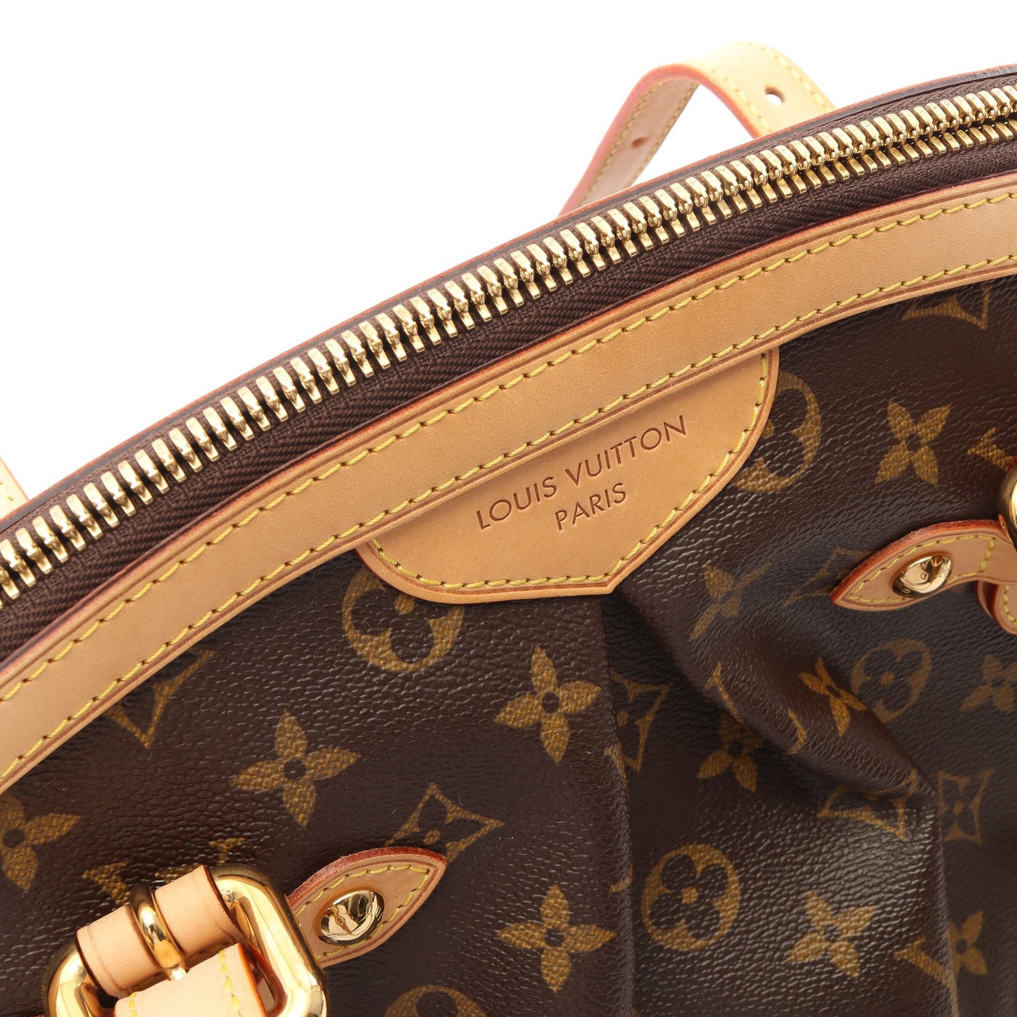 ティヴォリGM モノグラム ハンドバッグ PVC レザー ブラウン ルイヴィトン バッグ LOUIS VUITTON