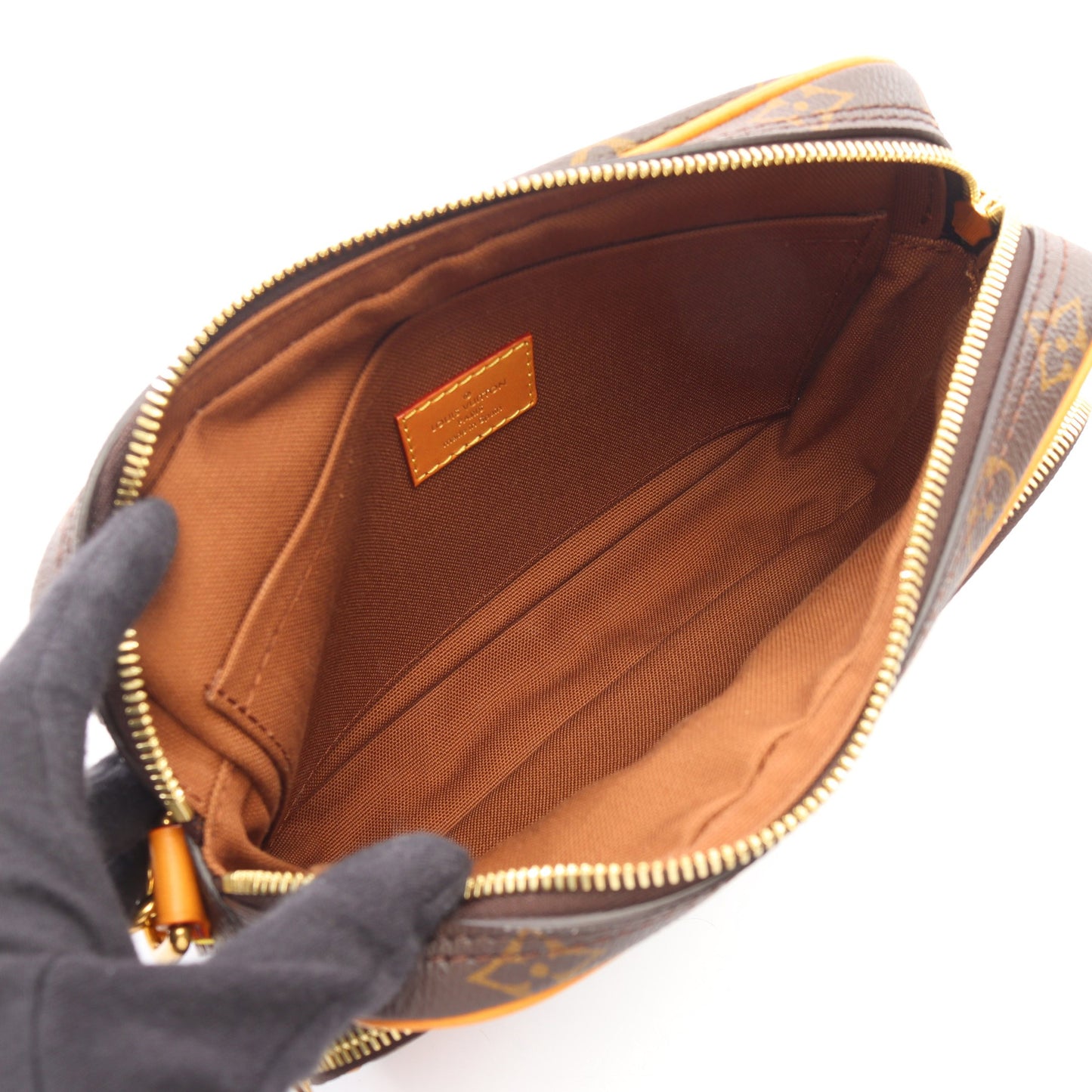 ナイル モノグラムアーカイヴ 2WAY ハンドバッグ PVC レザー ブラウン ルイヴィトン バッグ LOUIS VUITTON
