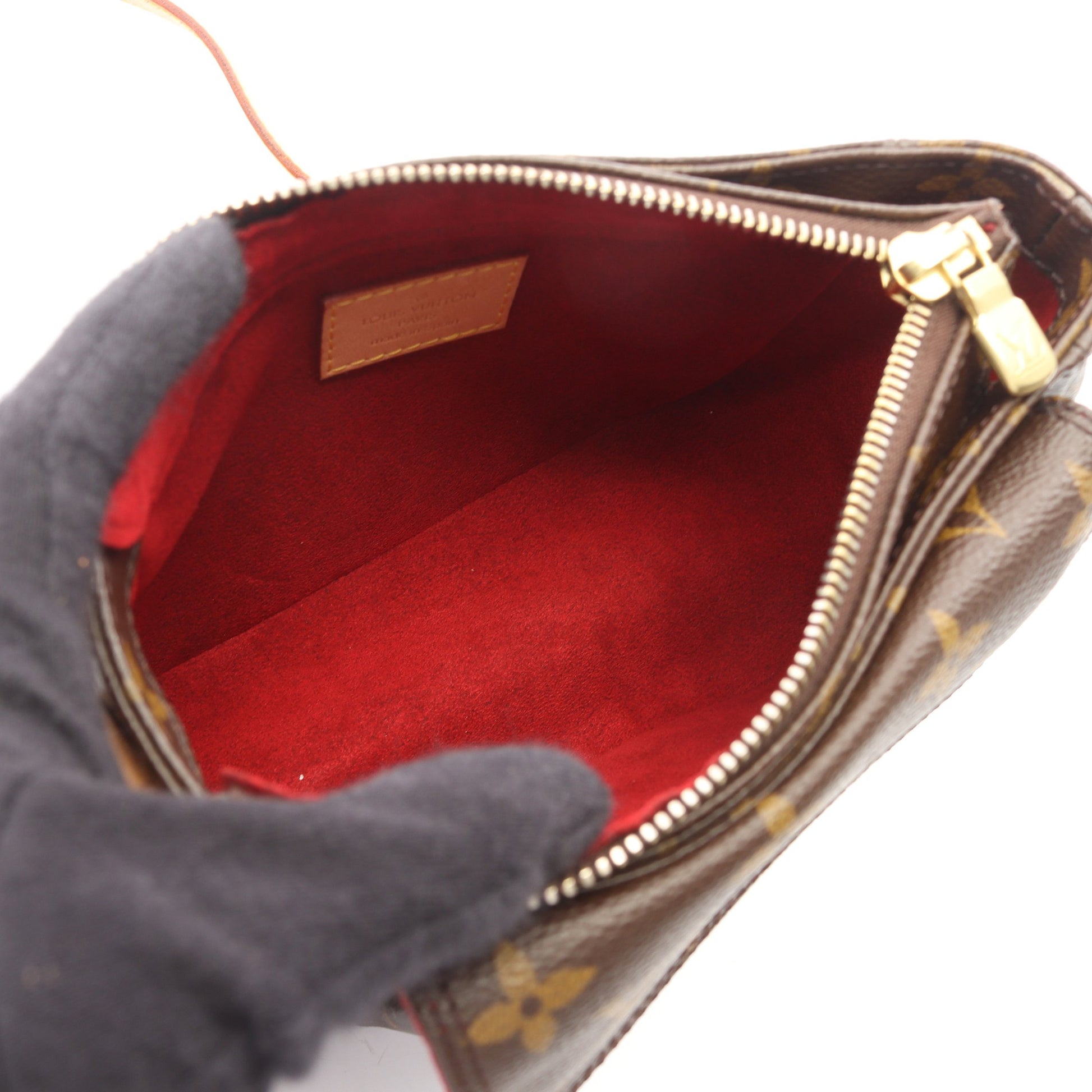 ヴィバシテPM モノグラム ショルダーバッグ PVC レザー ブラウン ルイヴィトン バッグ LOUIS VUITTON