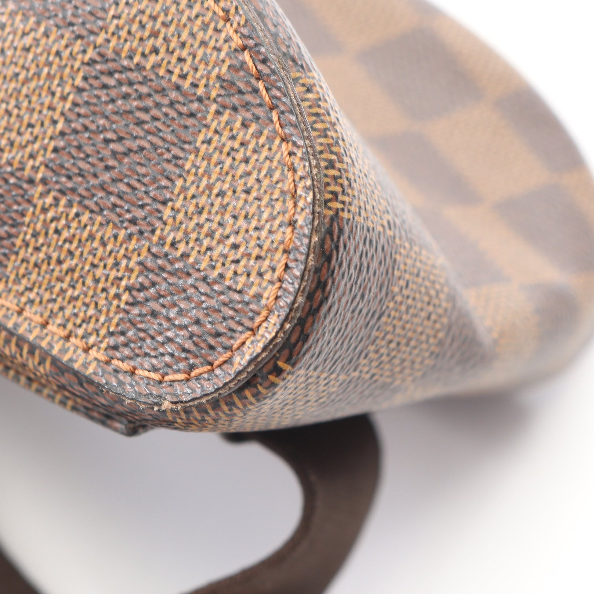 ジェロニモス ダミエエベヌ ボディバッグ PVC ブラウン ルイヴィトン バッグ LOUIS VUITTON