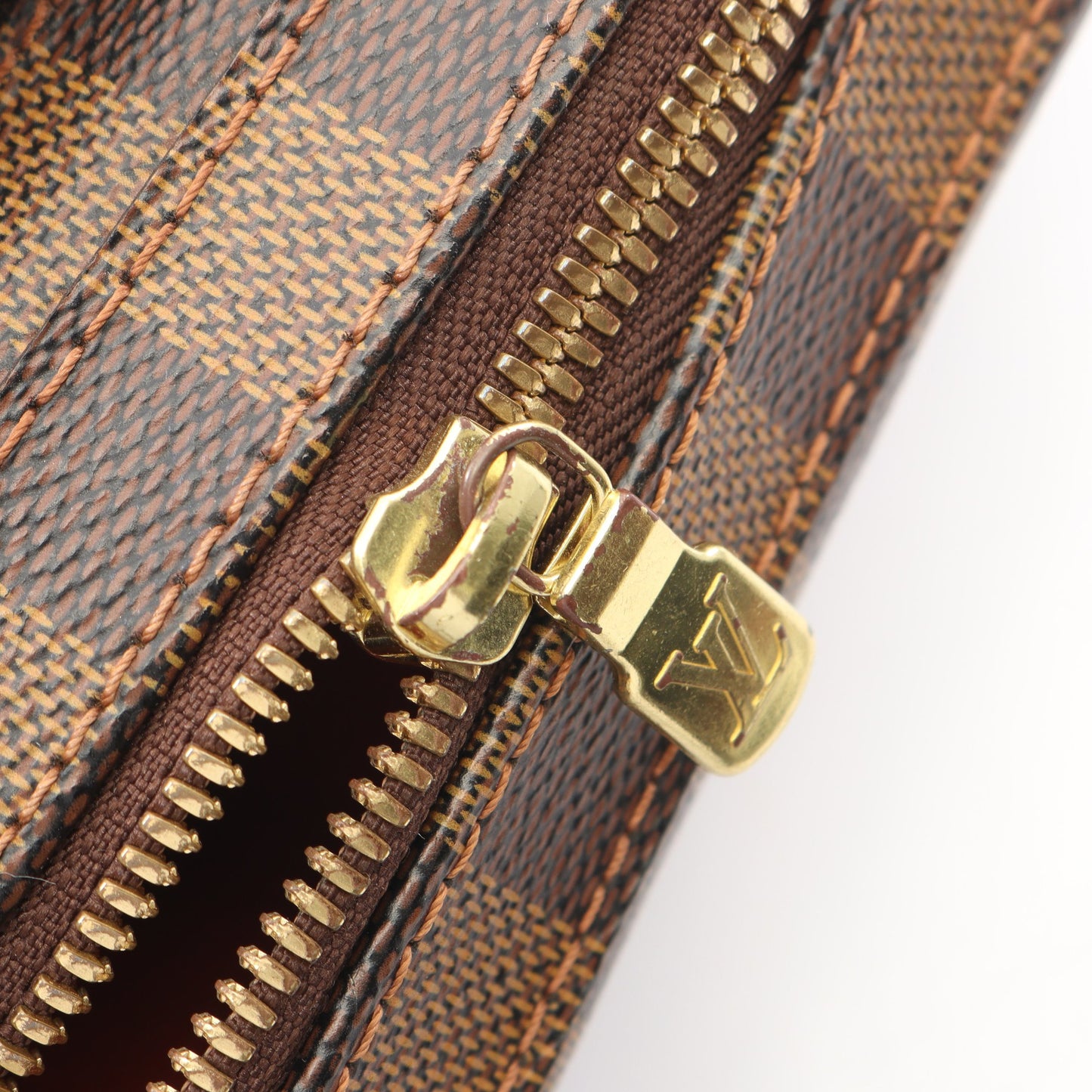 ジェロニモス ダミエエベヌ ボディバッグ PVC ブラウン ルイヴィトン バッグ LOUIS VUITTON