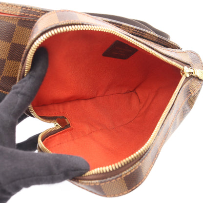 ジェロニモス ダミエエベヌ ボディバッグ PVC ブラウン ルイヴィトン バッグ LOUIS VUITTON