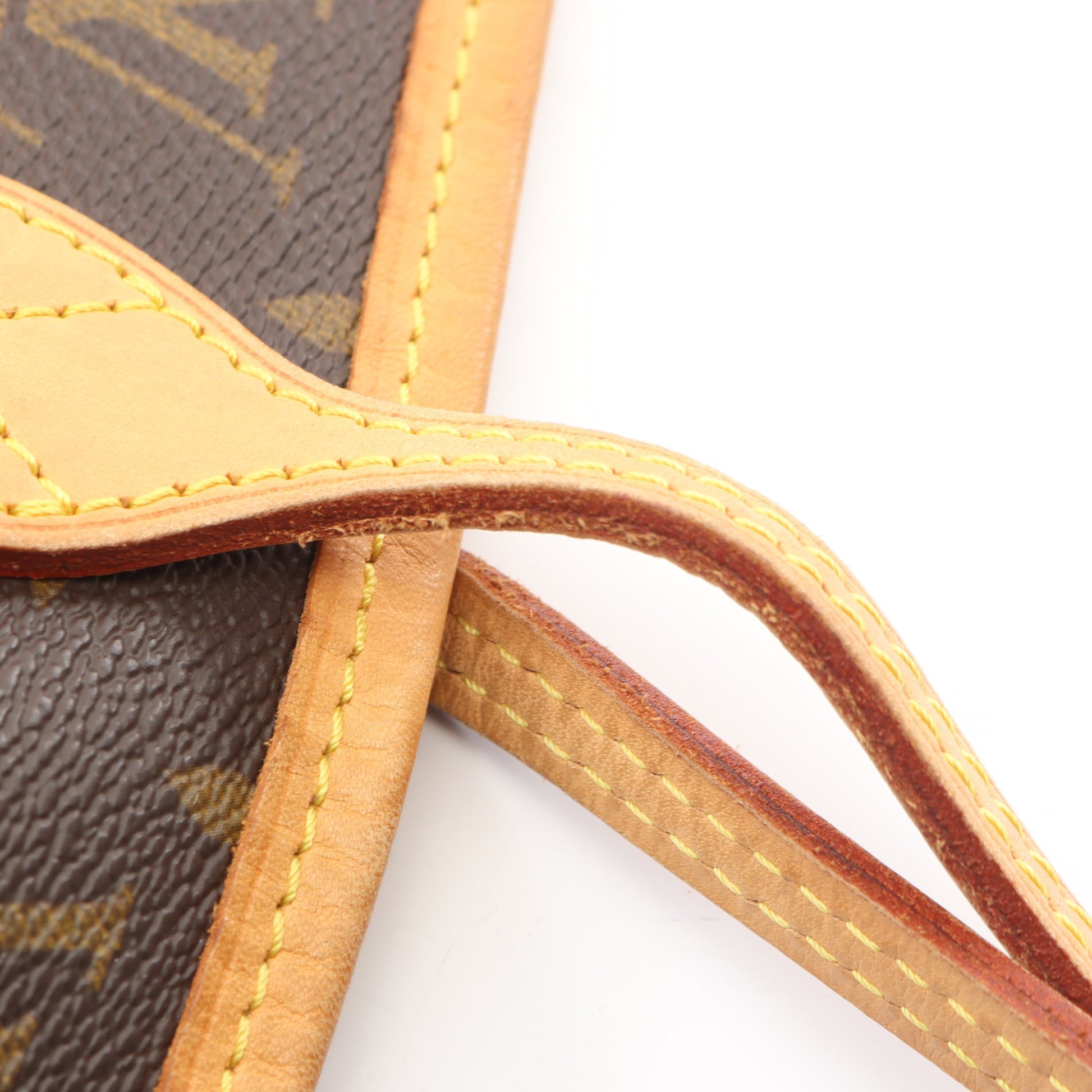 ネヴァーフルMM モノグラム ショルダーバッグ トートバッグ PVC レザー ブラウン ルイヴィトン バッグ LOUIS VUITTON