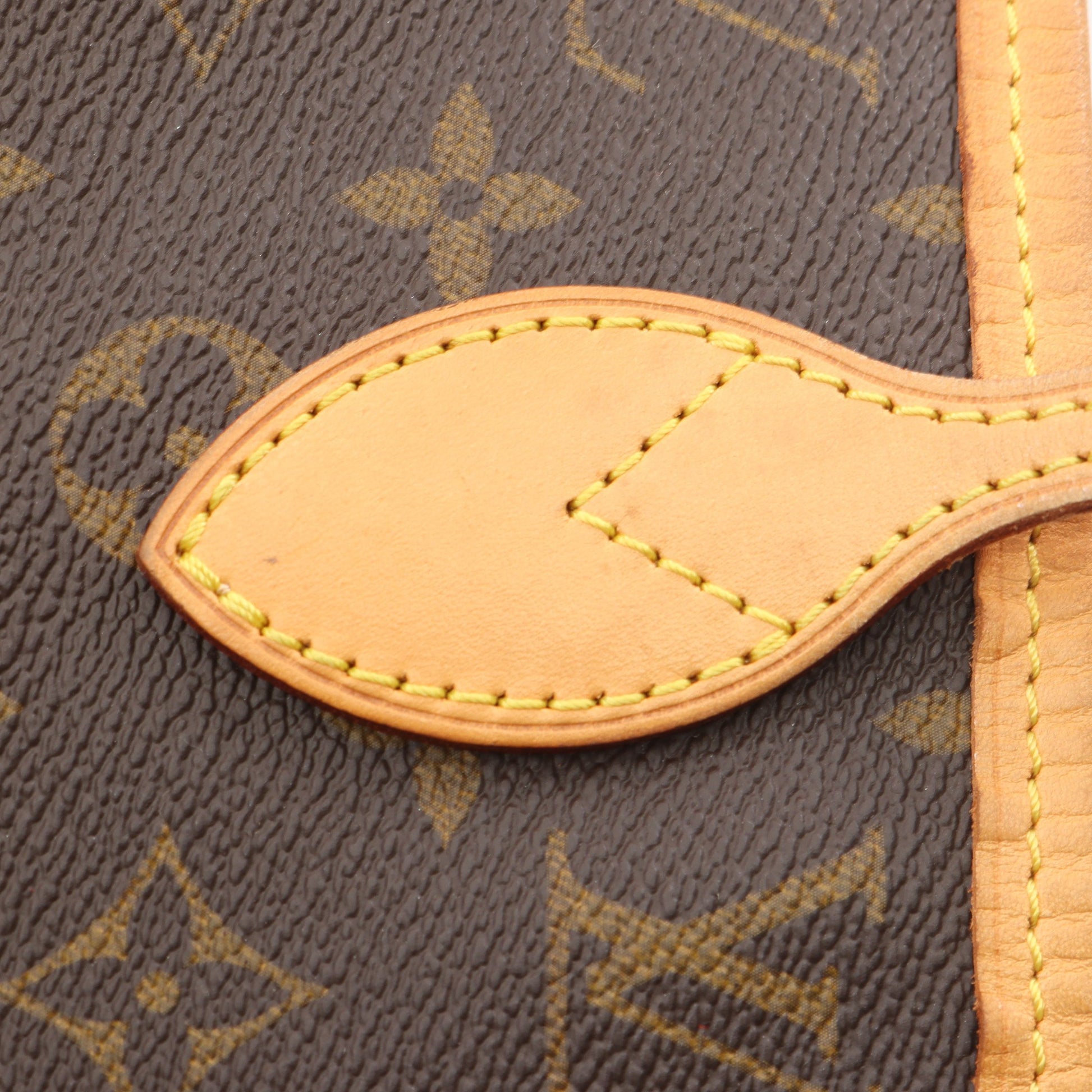 ネヴァーフルMM モノグラム ショルダーバッグ トートバッグ PVC レザー ブラウン ルイヴィトン バッグ LOUIS VUITTON