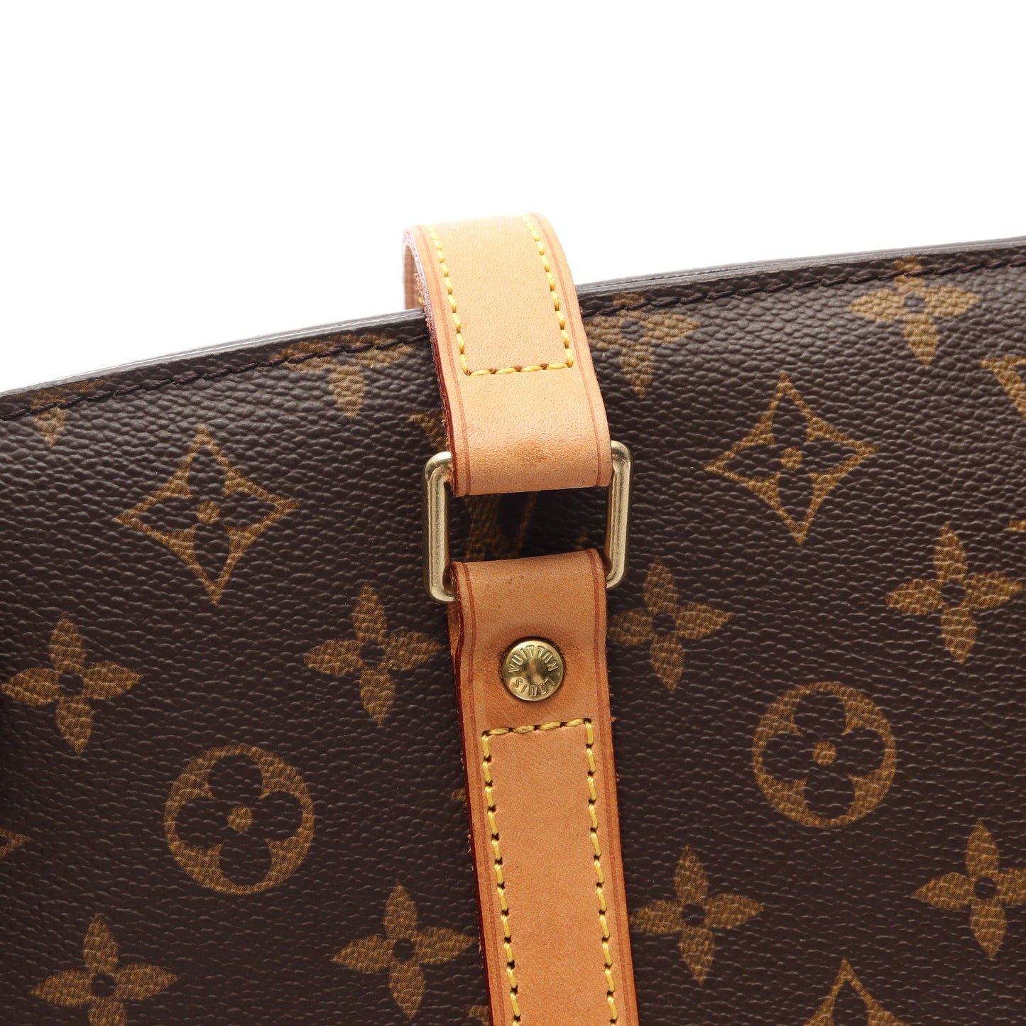 バビロン モノグラム ショルダーバッグ PVC レザー ブラウン ルイヴィトン バッグ LOUIS VUITTON